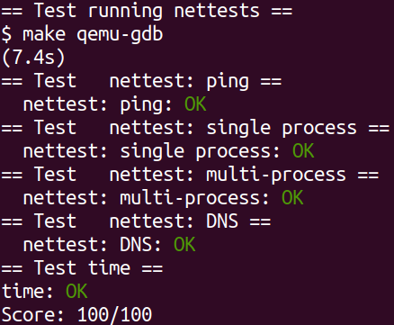 networking实验结果